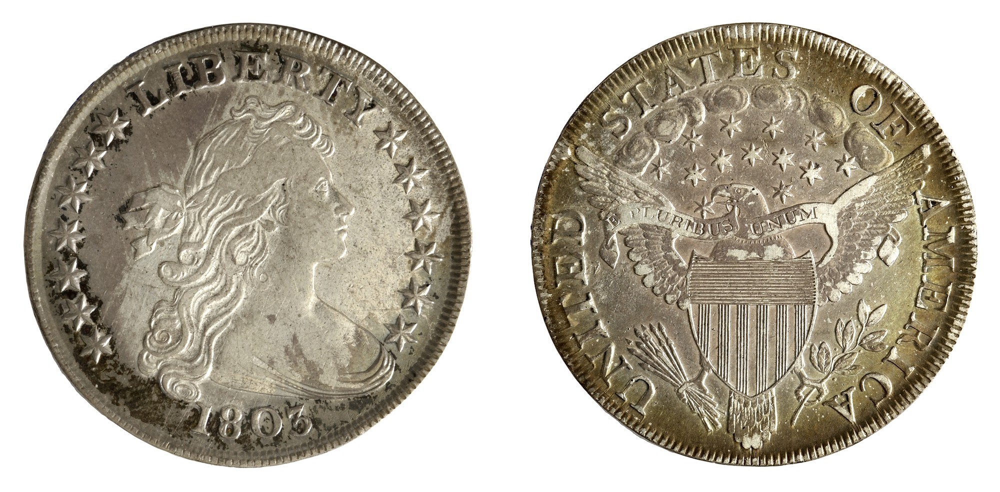 1803 early dollars — obverse and reverse