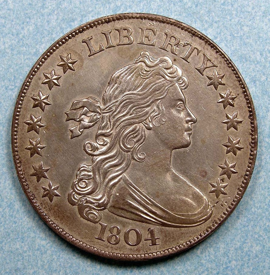 1804 Class I early dollars — obverse, graded PR58