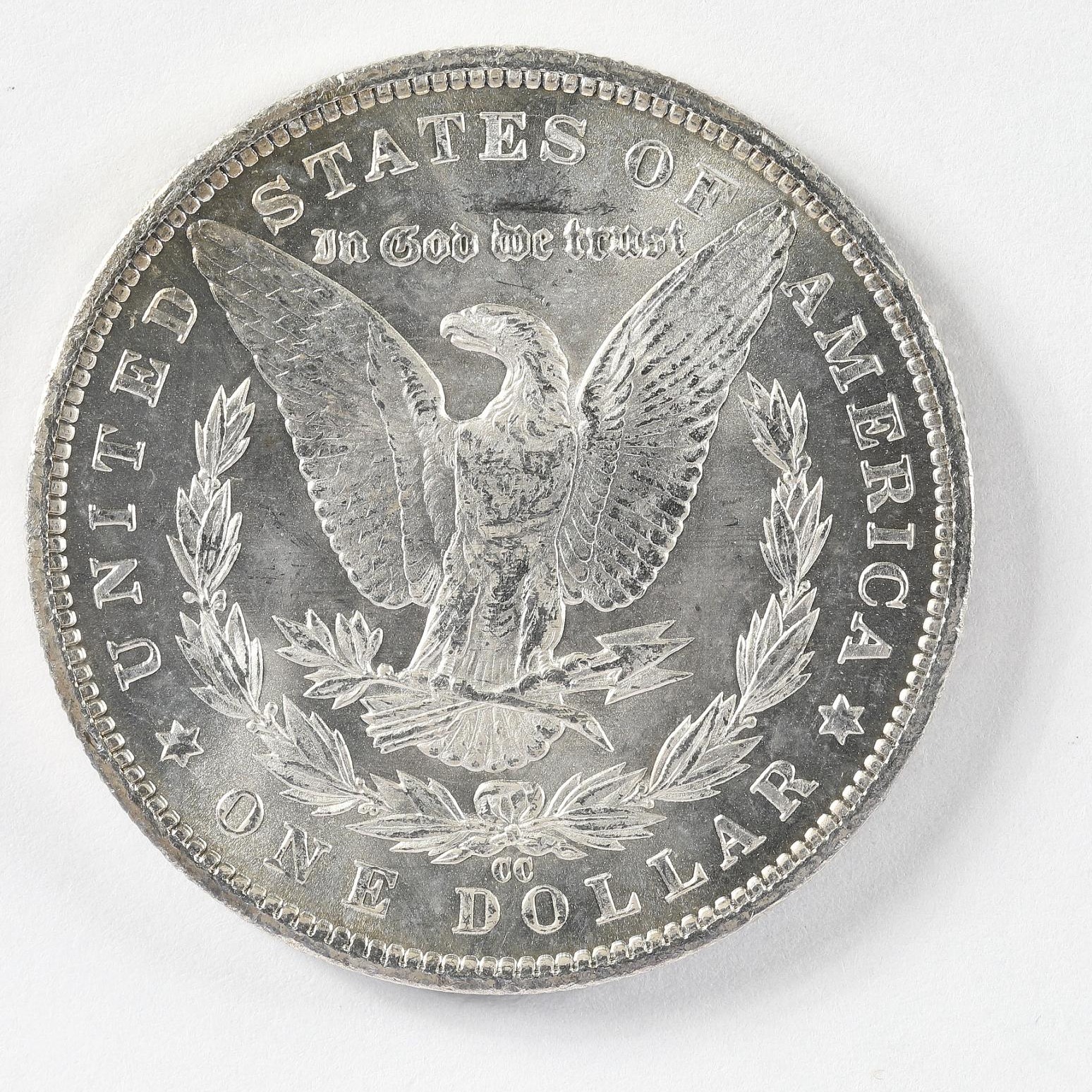 1885-CC Morgan dollar reverse