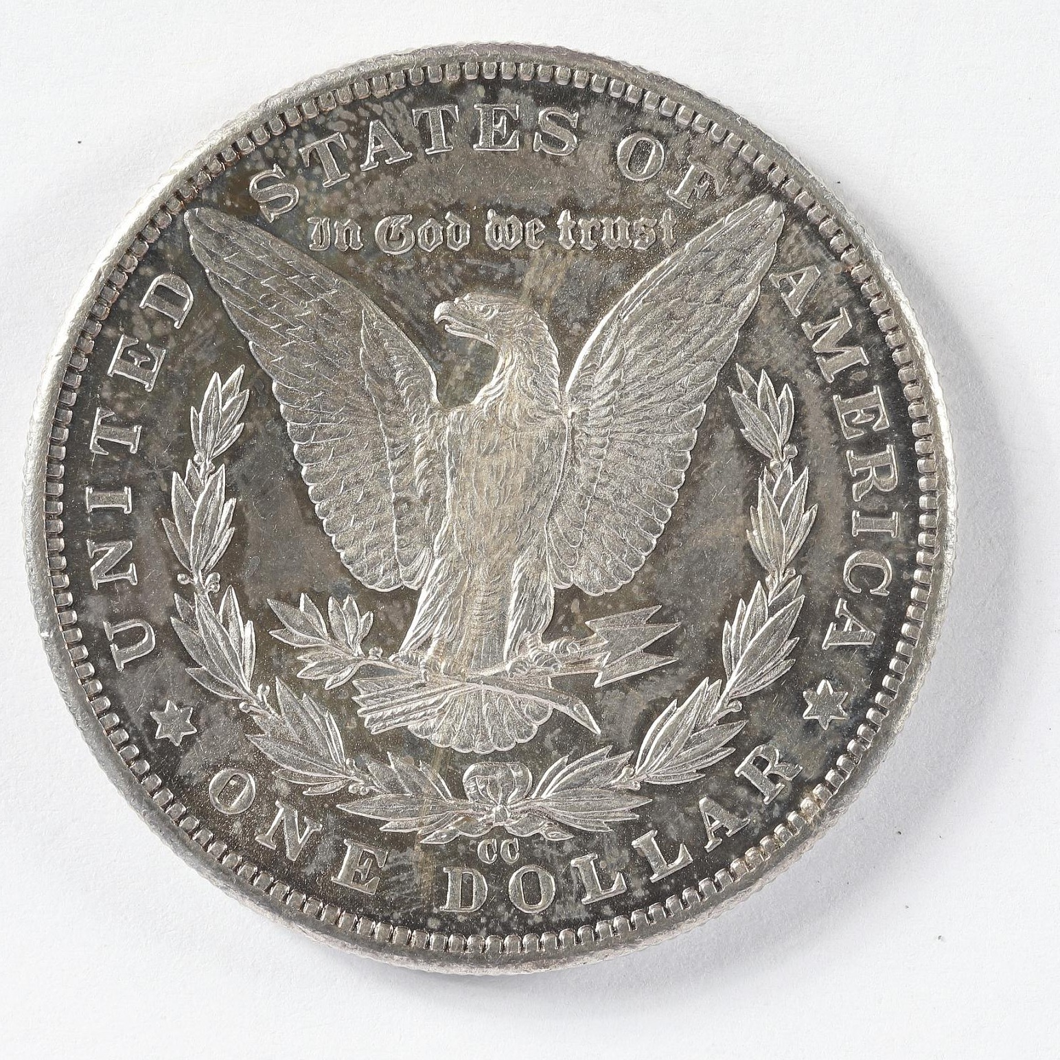 1889-CC Morgan dollar reverse