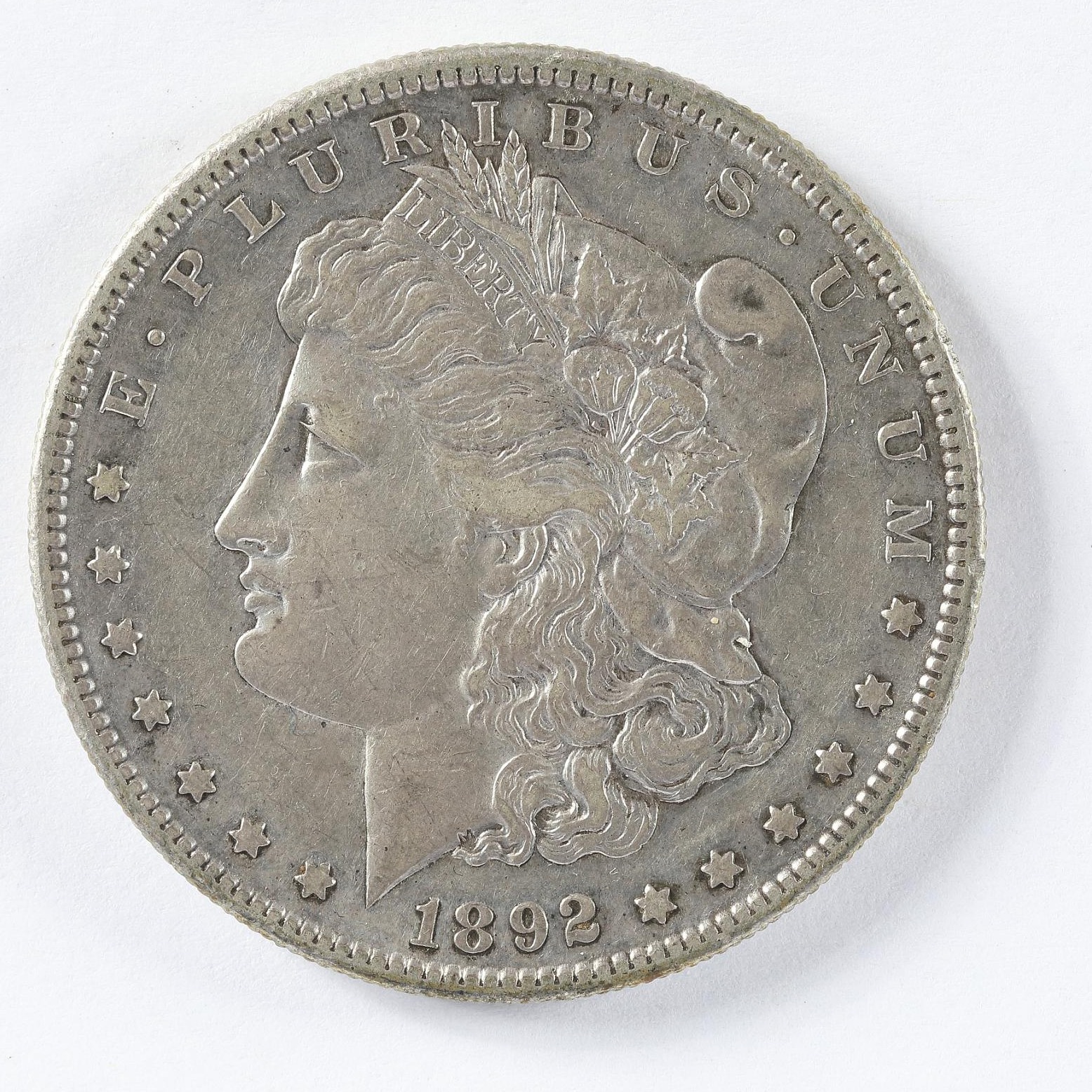 1892-S Morgan dollar obverse