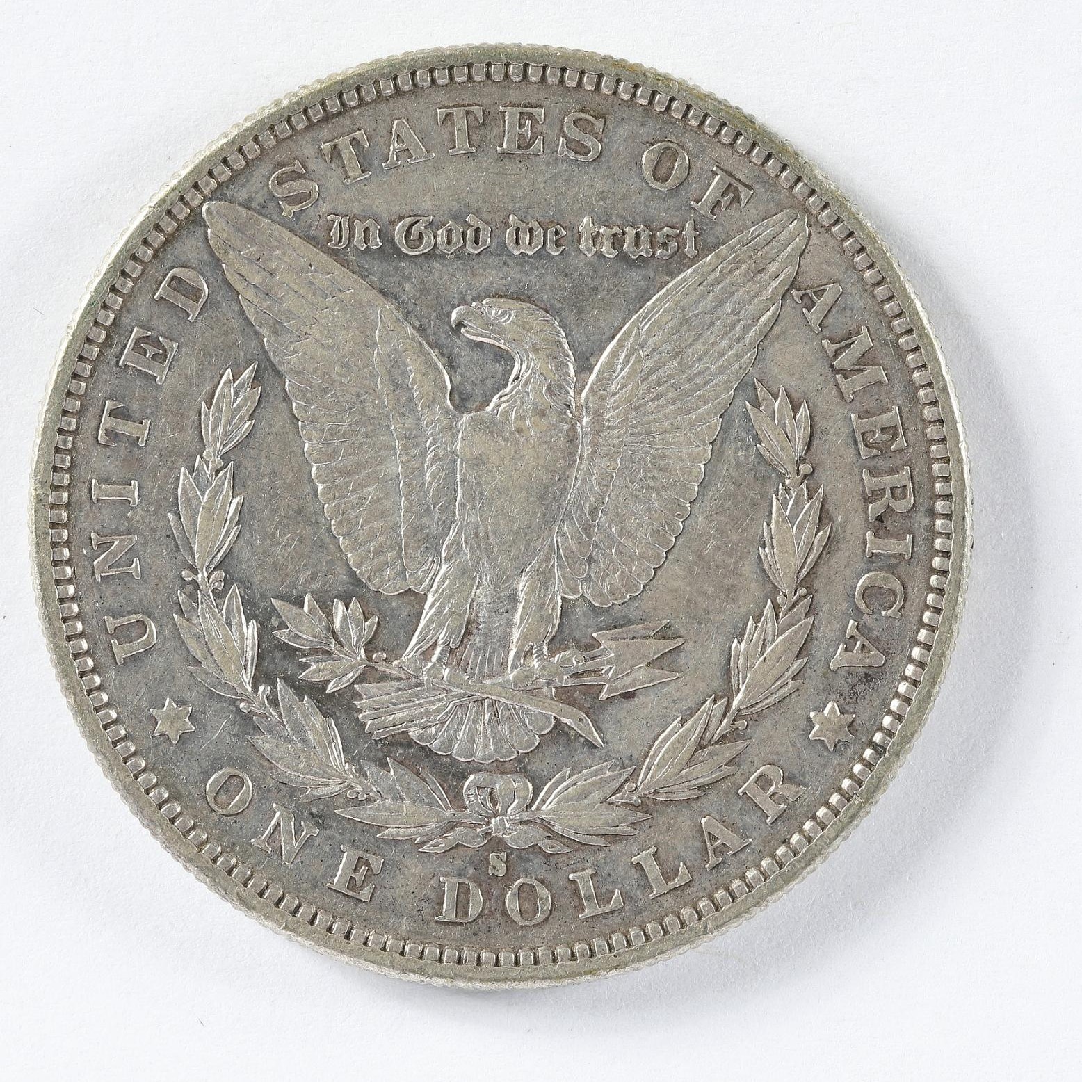1892-S Morgan dollar reverse