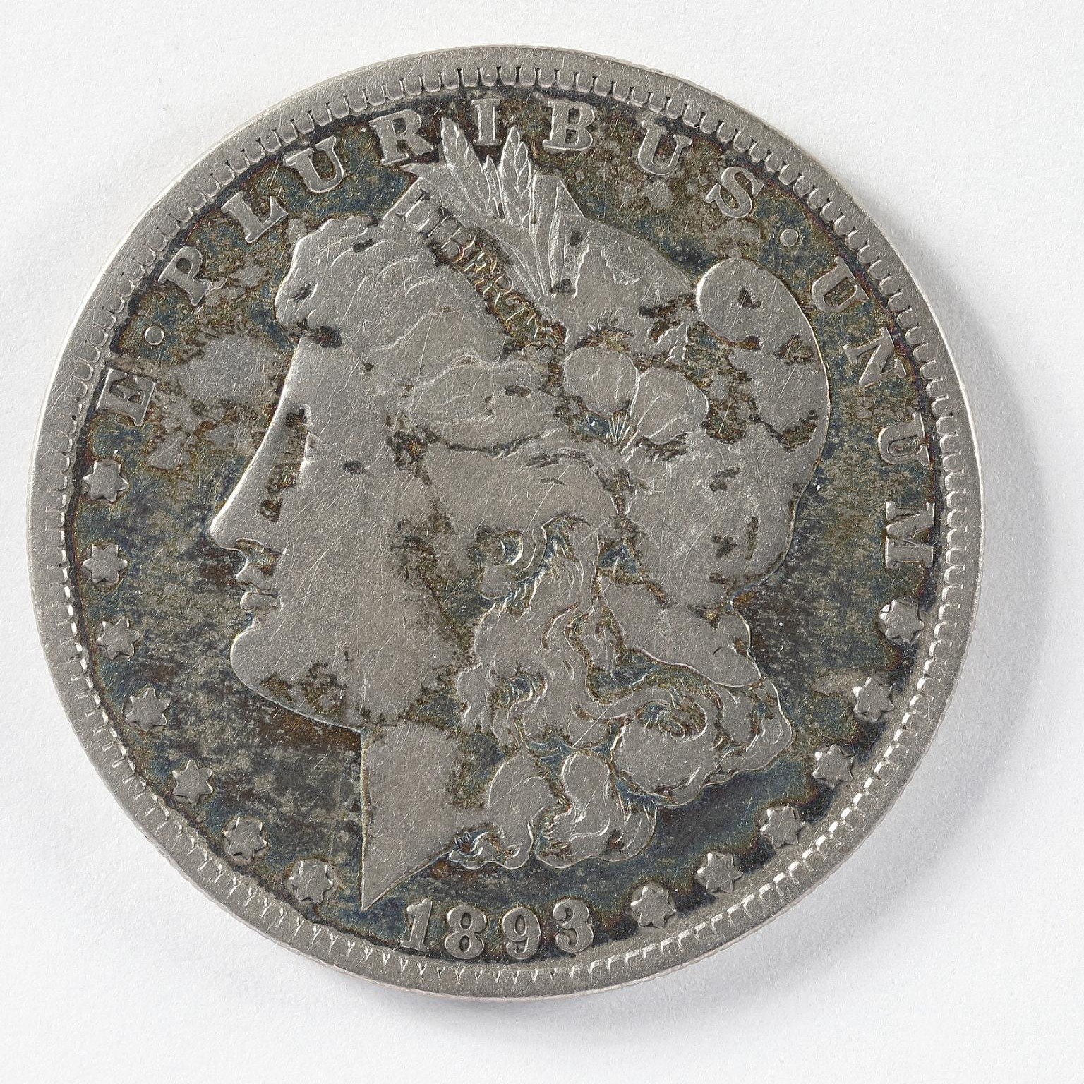 1893-O Morgan dollar obverse