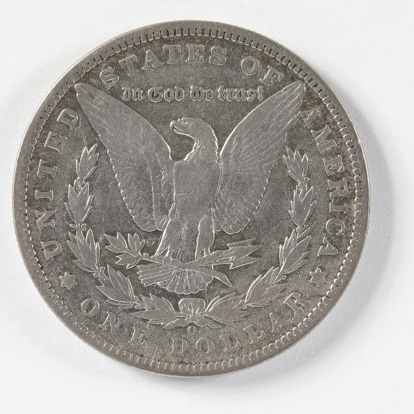1893-O Morgan dollar reverse